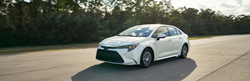 2020 Toyota Corolla driving on the highway