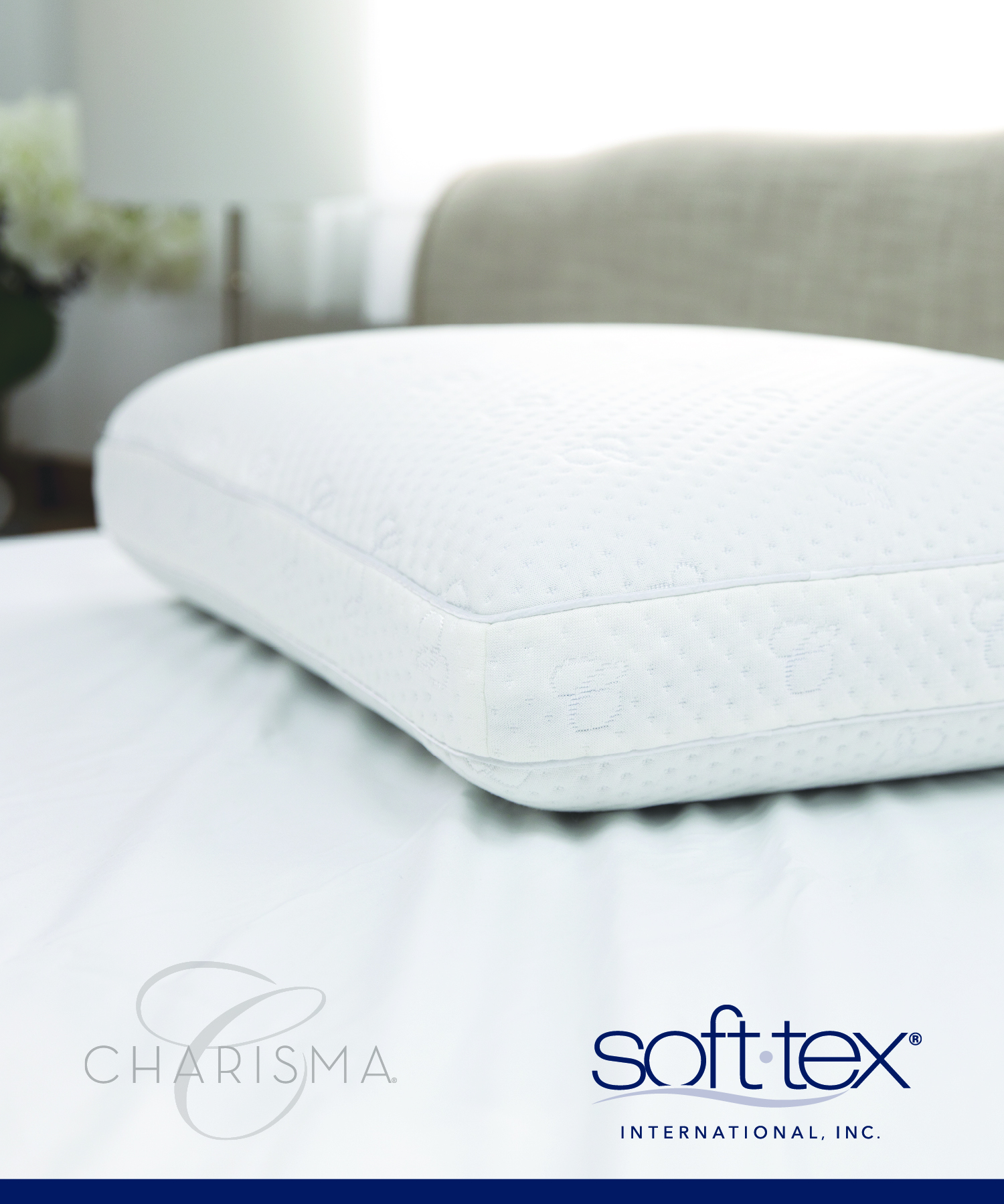 Charisma Luxury Gusseted Memory Foam Pillow