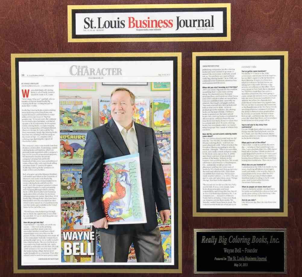 2013 St. Louis Character Wayne Bell Publisher St. Louis Business Journal