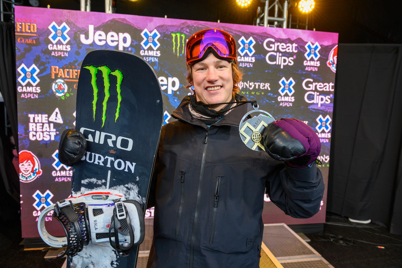 Monster Energy's Darcy Sharpe Will Compete in Snowboard Big Air, Snowboard Slopestyle and Snowboard Knuckle Huck at X Games Norway 2020