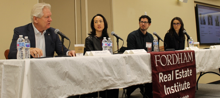 Panelists from left: John Gilbert, Andrea Jang, Omri Stone, Laura Patel