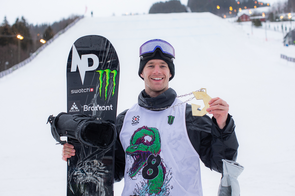Monster Energy's Max Parrot Takes Gold in Men's Snowboard Slopestyle at X Games Norway 2020