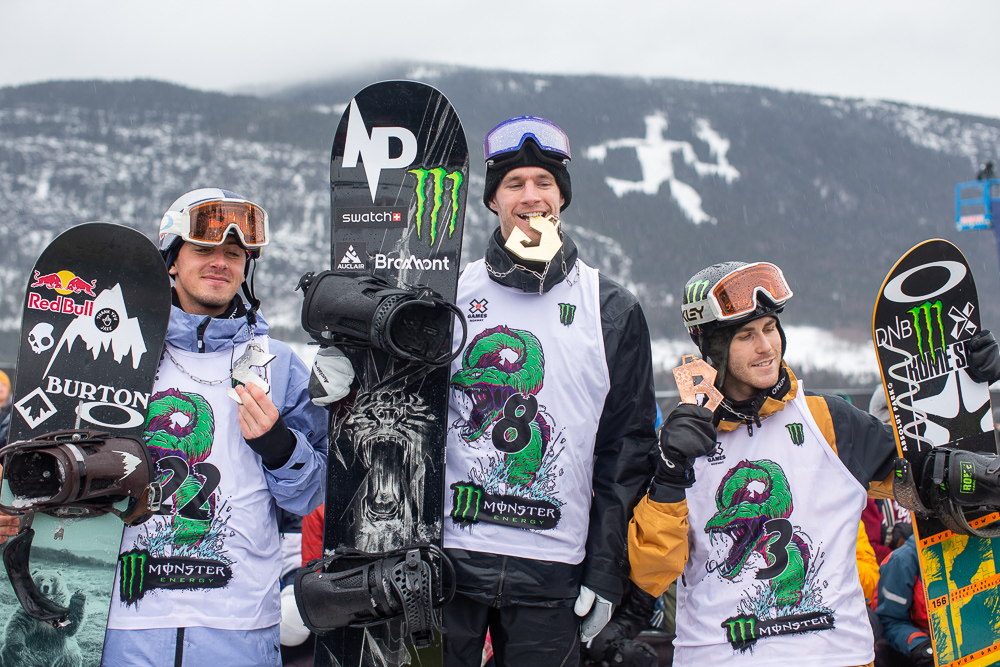 Monster Energy's Max Parrot and Stale Sandbech Take Gold and Bronze in Men's Snowboard Slopestyle at X Games Norway 2020
