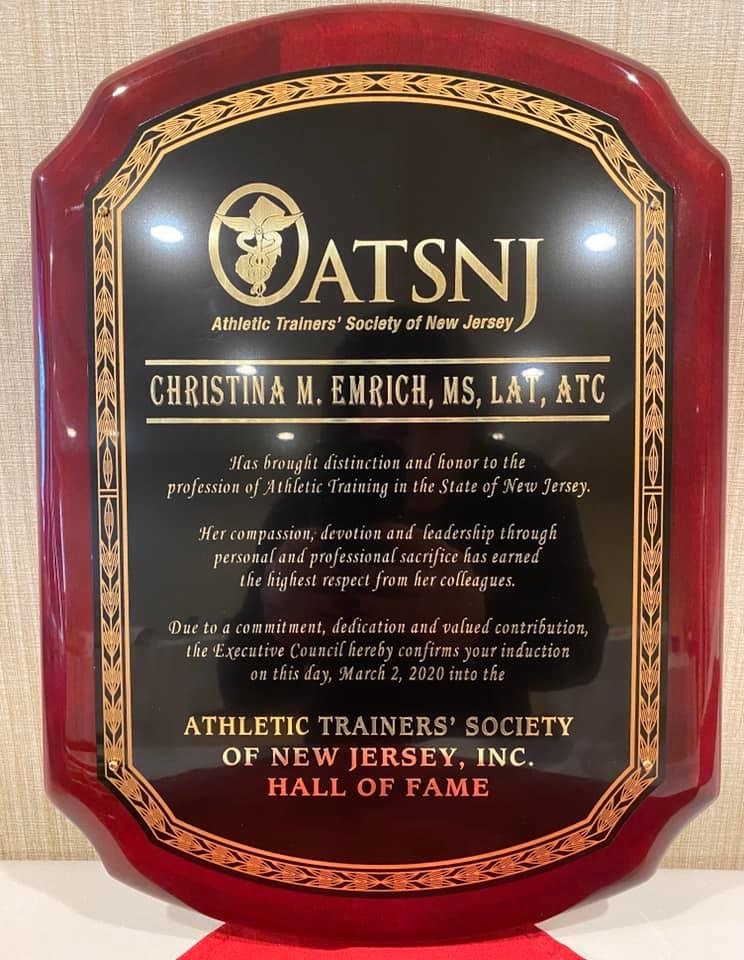 Christina Emrich Hall of Fame Award.