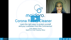 MaidPro Coronavirus Training Video