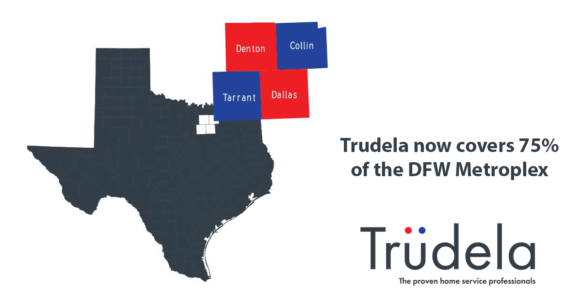 Trudela - covering 75% of DFW