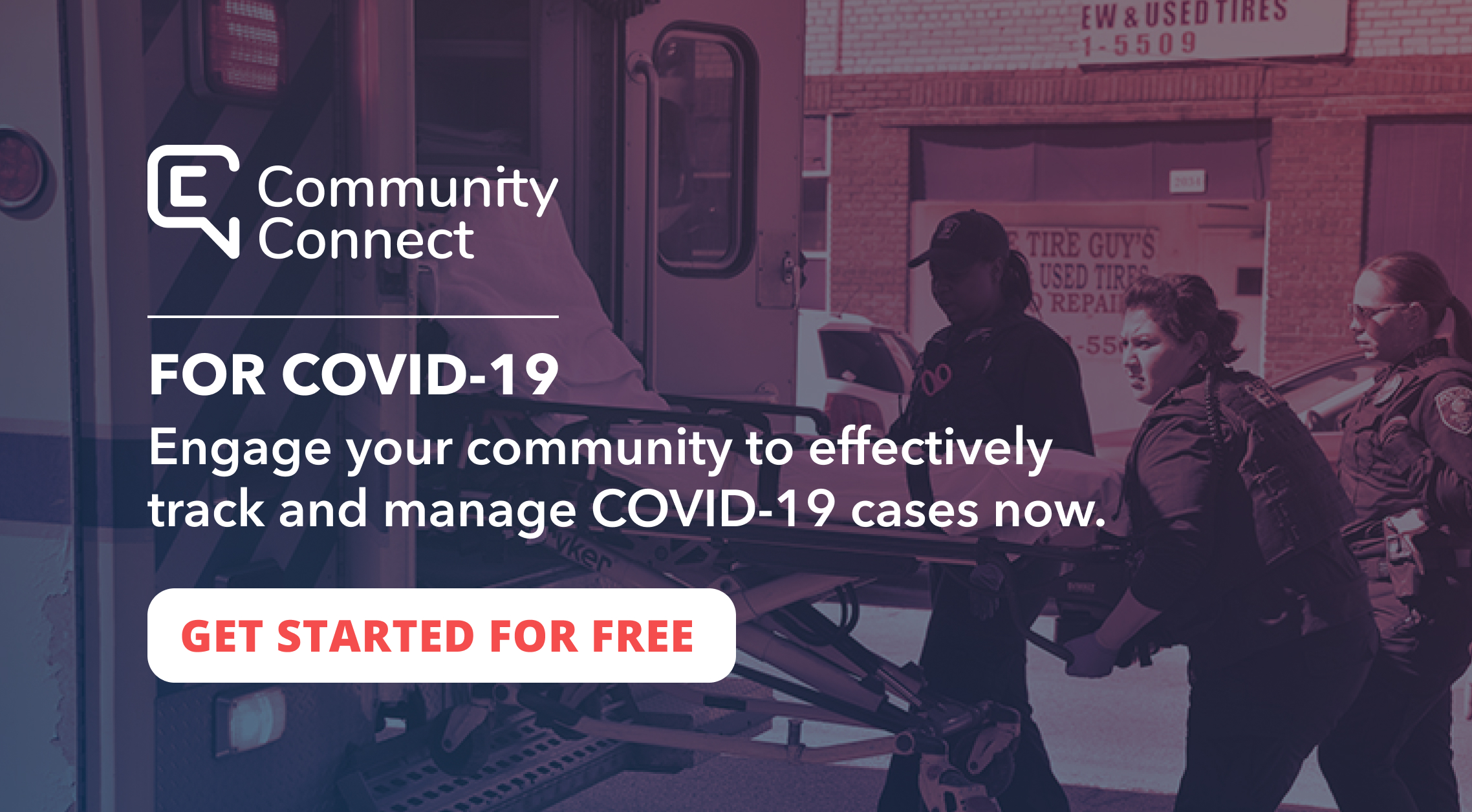 Community Connect enables residents to self-report COVID-19 and high-risk occupant information in minutes - shared directly with Emergency Services for a more prepared response.