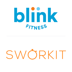 Blink Fitness & Sworkit Logos