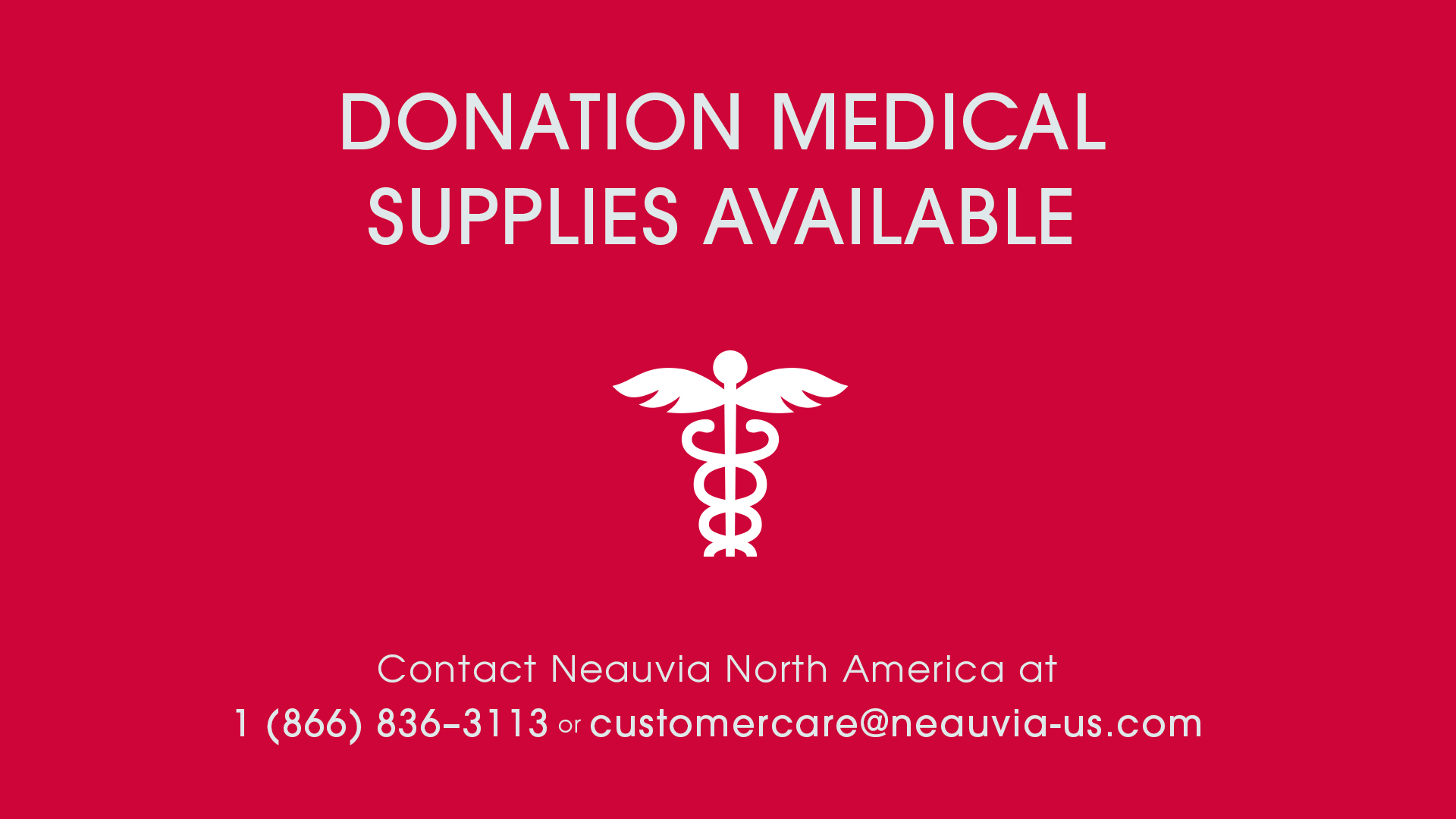 Donation Medical Supplies Available from Neauvia North America