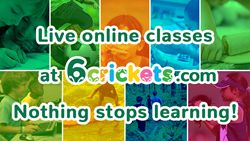 6crickets responds to COVID-19 and enables live online enrichment classes for every child.