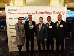 Pictured from left to right: Chief Development Officer Cecelia Bolden, Chief Executive Officer David A. Gupta, President Jack Hartman, Solution Architect Manny Pintado, and Vice President of Utilities Matt Haughey.