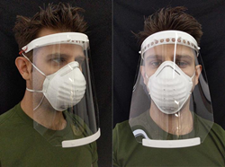 A prototype of a medical face shield