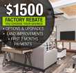 $1500 Factory Rebate at Titan Factory Direct