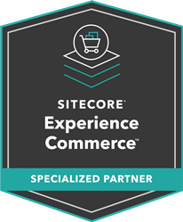 Product-focused partner specialization awarded to XCentium after completing a rigorous enablement process for Sitecore Experience Commerce.