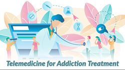 Tele-health for addiction treatment