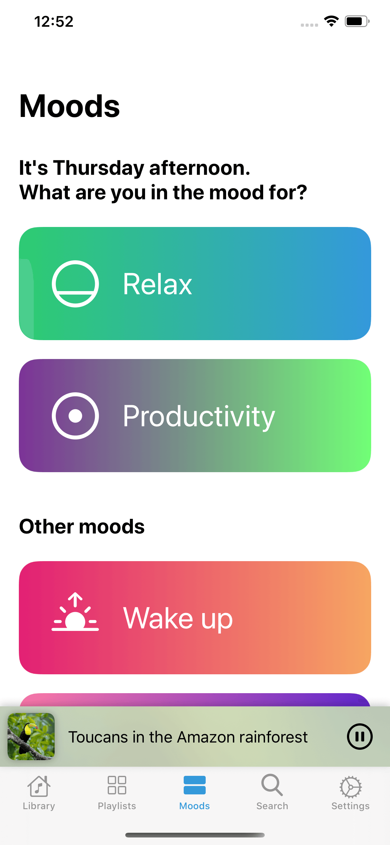 Smart playlists for every mood