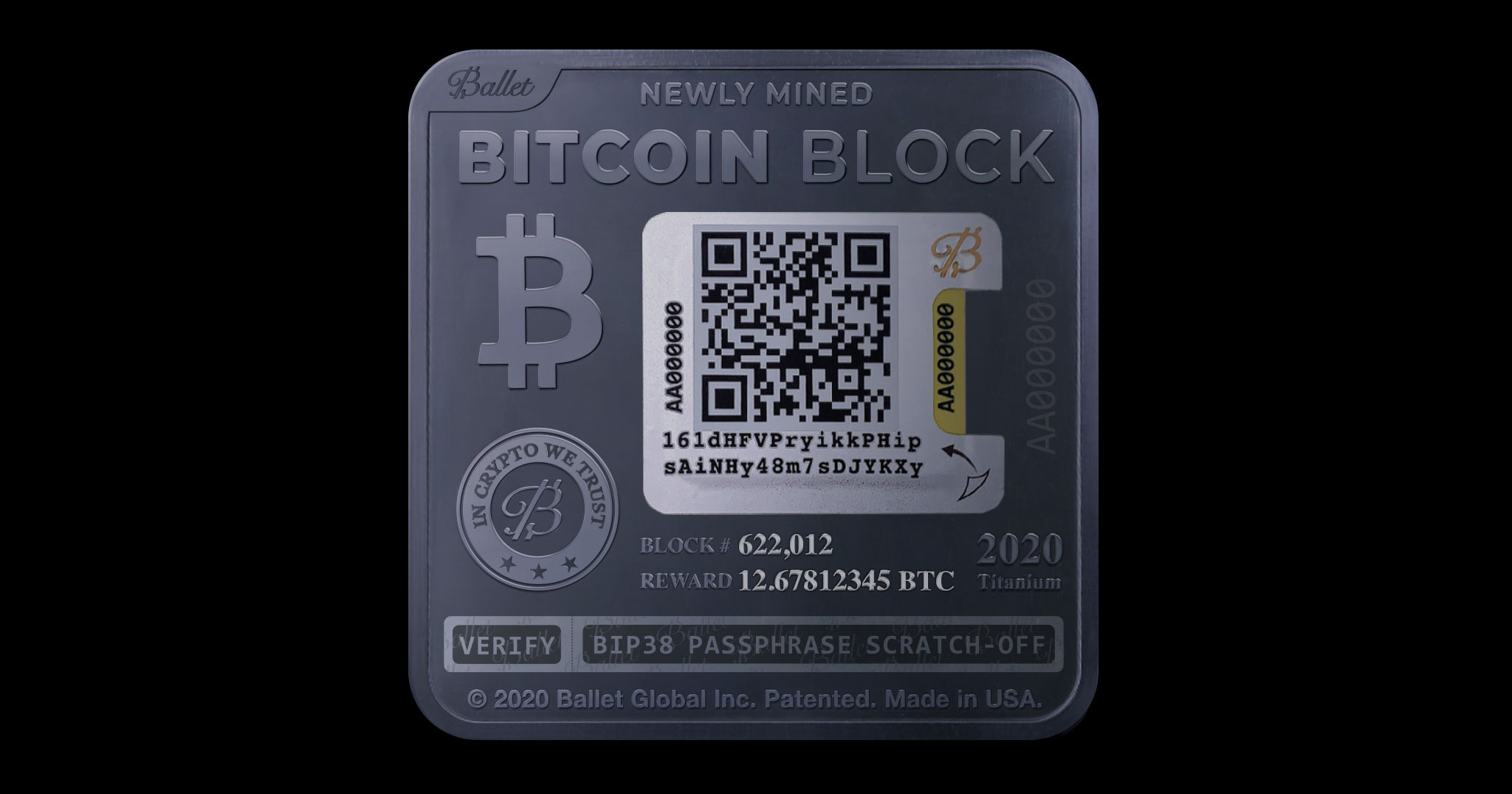 Ballet Crypto Bitcoin Block