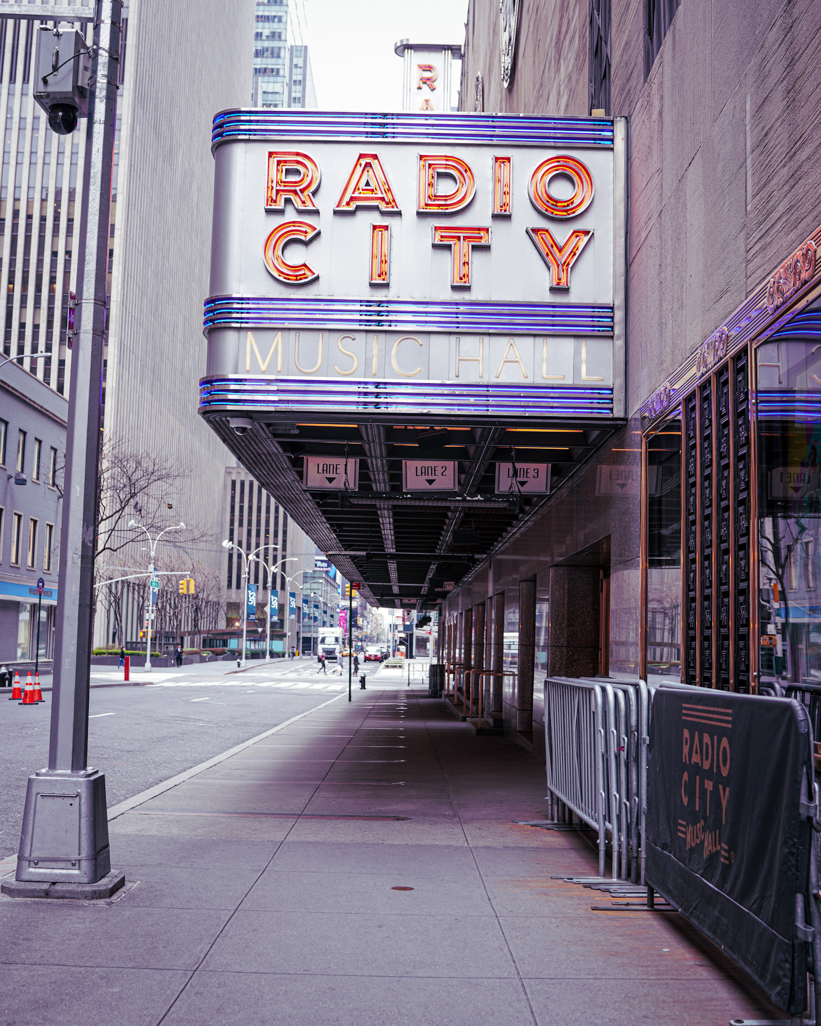 Radio City Music Hall during the Rona Effect