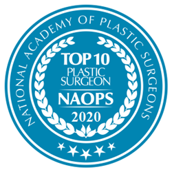 National Academy of Plastic Surgeons Top 10 Plastic Surgeon 2020 seal