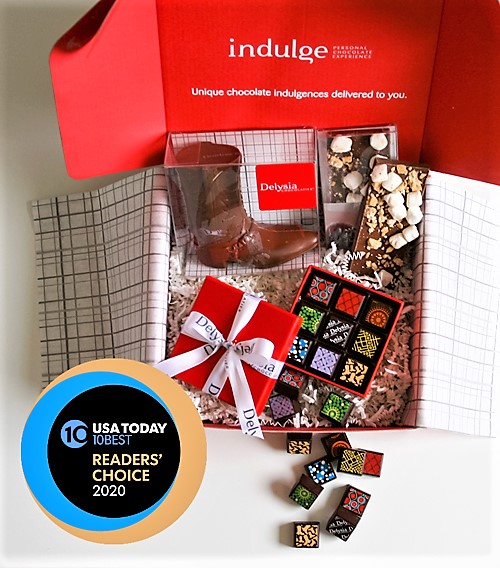 Delysia Chocolatier INDULGE Subscription Box wins 10Best