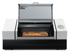 The new Roland VersaUV LEF2-300D benchtop features an expanded workspace, making it easy to direct-print text and graphics on an even broader range of objects.