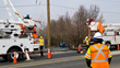 Utility workers use Sonetics Wireless Headsets to communicate effectively at social distances.