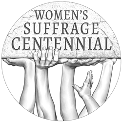 2020 Women’s Suffrage Centennial Silver Medal Obverse