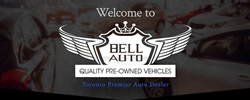 Bell Auto Toronto Quality Pre-Owned Vehicles website logo banner
