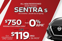 Nissan Sentra promotion
