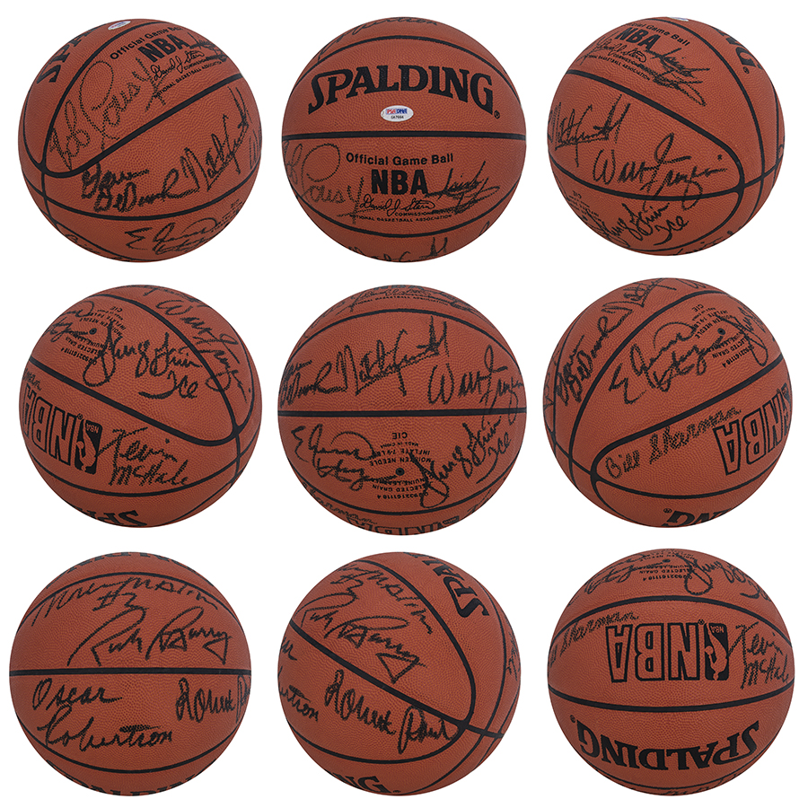 Each signature has been authenticated by PSA/DNA, the gold standard in autograph authentication.