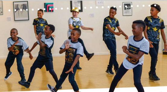 HSA students perform during HIP-HOP class