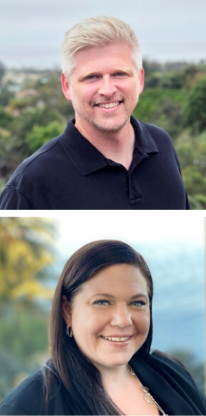 Senior Visual Strategist Rick Tinney and Communications Strategist Licia Walsworth