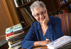 photo of gail hornstein at her desk