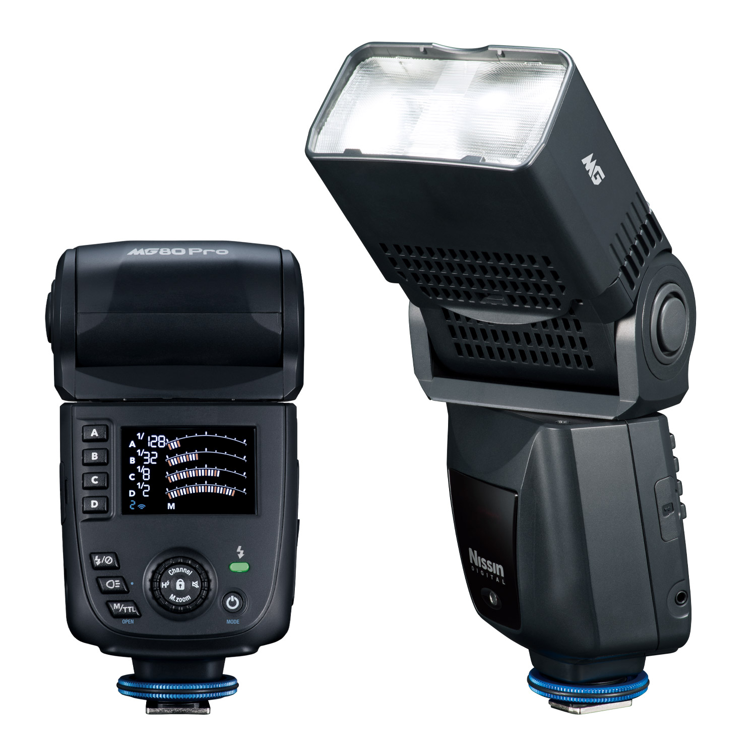 Nissin MG80 Pro flash for wedding, event, and location photographers.