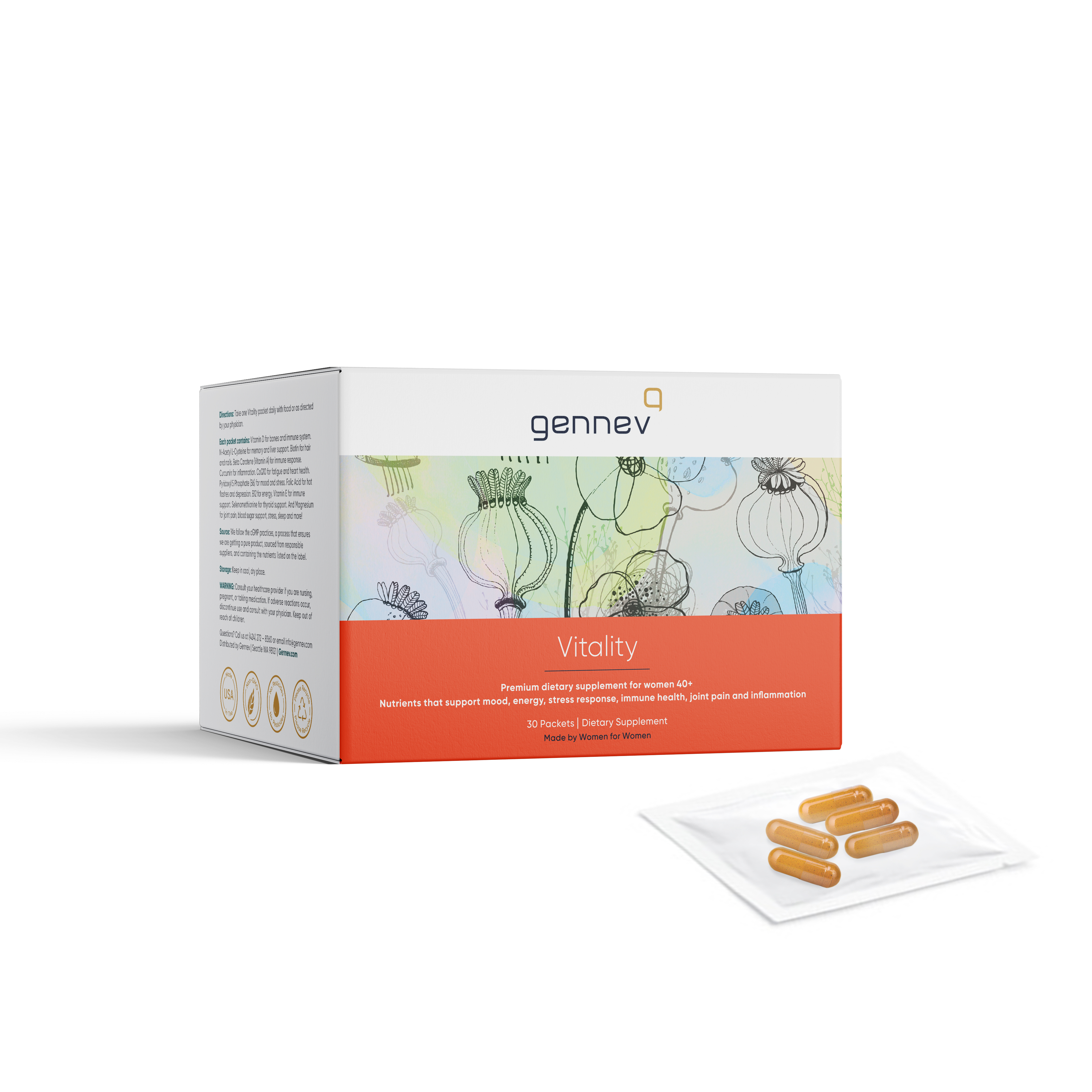 Gennev Vitality Menopause Vitamin Pack