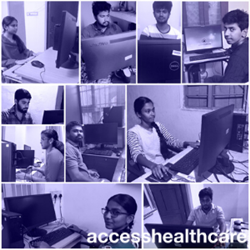 Access Healthcare associates working from home.