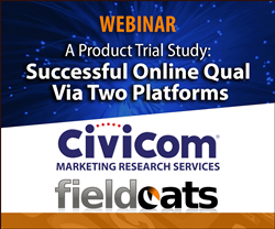 Civicom Marketing Research Services and Fieldcats conduct a joint webinar on successful online qualitative research using two platforms