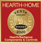 HPC Fire Inspired's new Universal Gas Orifice which allows one orifice to handle either Natural Gas (NG) or Liquid Propane (LP) won the coveted VESTA Award for Hearth/Barbeque Components & Controls.