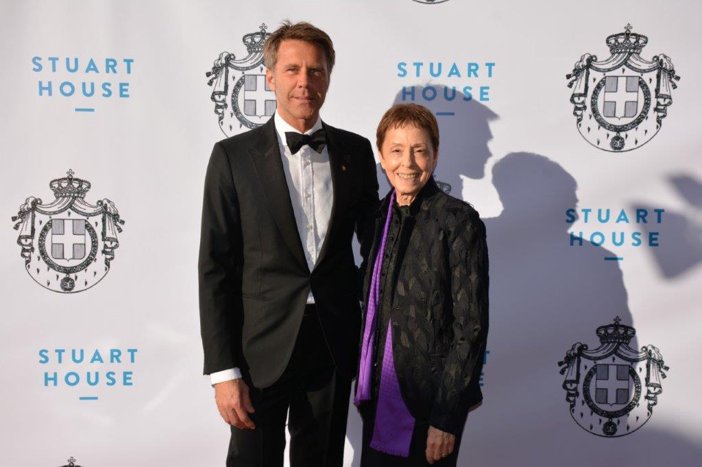 HRH Prince Emmanuel Philibert of Savoy with Gail Arbanel, Executive Director of Stuart House at the Savoy Foundation's Notte di Savoia Los Angeles Gala Benefit, April 28, 2018