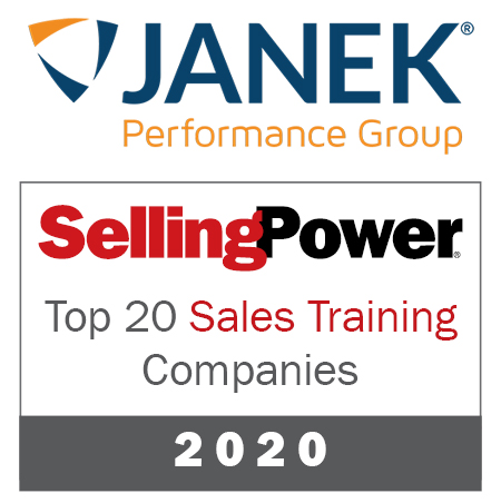Janek Performance Group Takes Top 20 Sales Training Company Honors for Seventh Straight Year