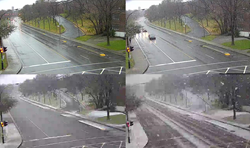 A time-lapse of precipitation in Montreal.