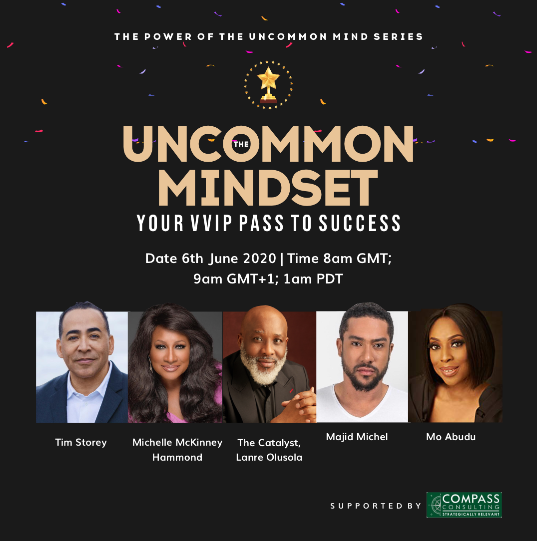 Tim Storey, Michelle McKinney Hammond and Lanre Olusola team up for Uncommon Mindset