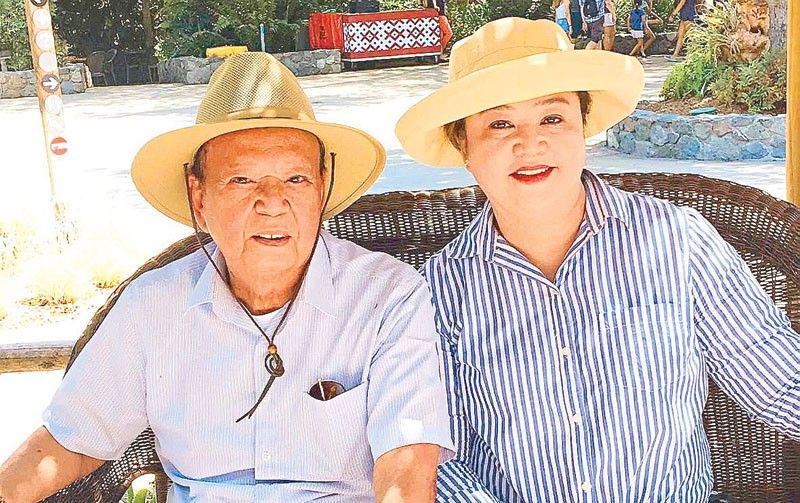 Alice Eduardo with her Father, Andres Eduardo in their Nueva Ecija farm