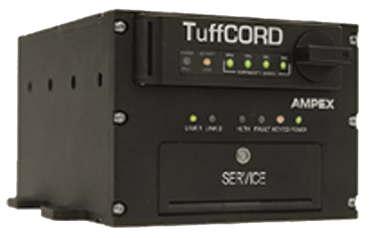 Ampex's TuffCORD will be used to store test data generated onboard aircraft during flight test operations