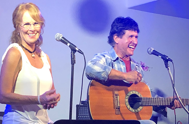 John Michael Ferrari and Carol Champney perform in Pahrump, Nevada.