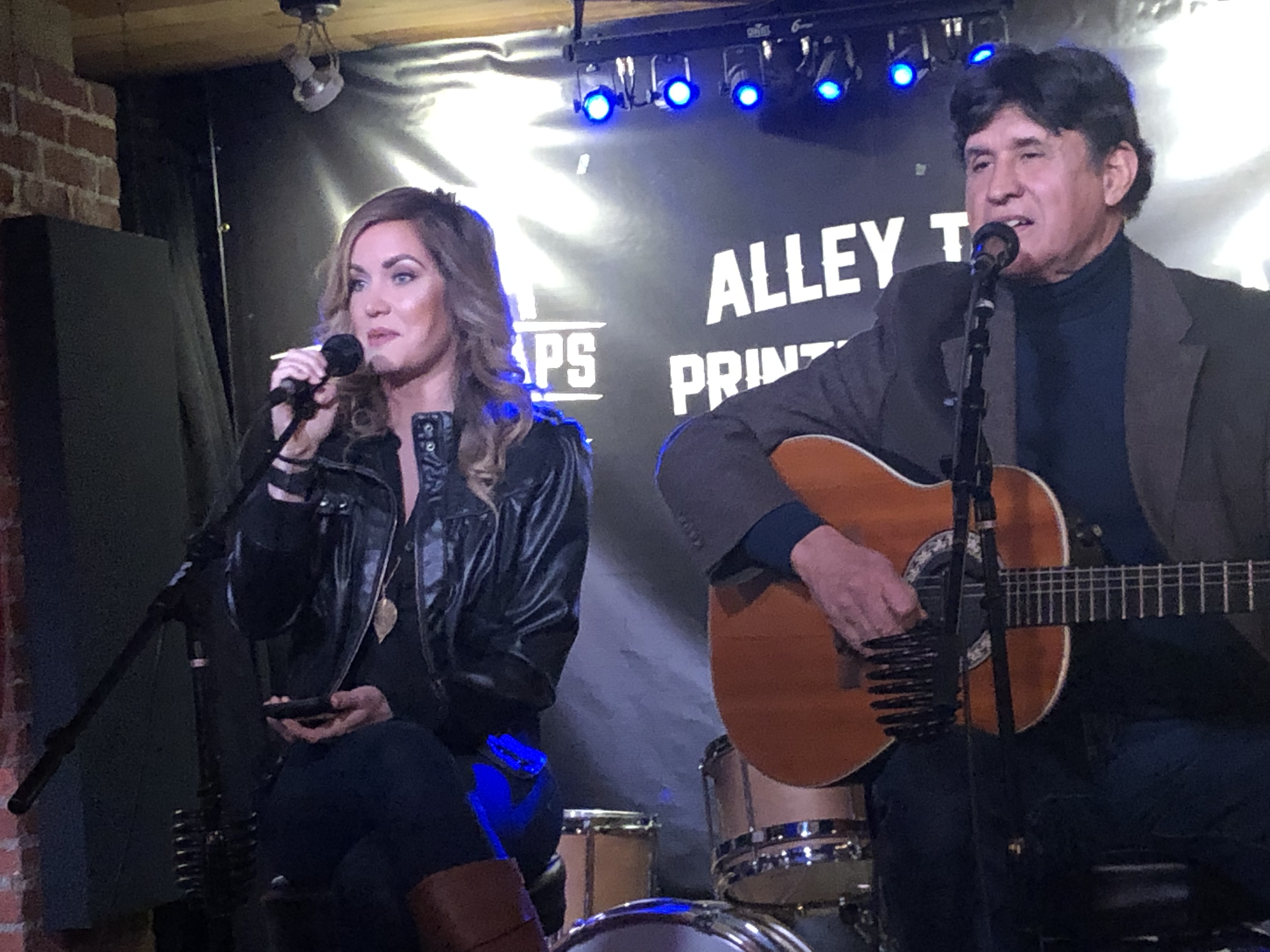 John Michael Ferrari and Brandi MacLaren perform at Alley Taps, Nashville