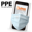 Cell phone / smartphone device surface barrier for infection control.