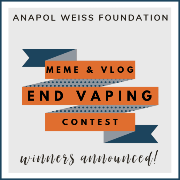 End Vaping Contest Winners Announced