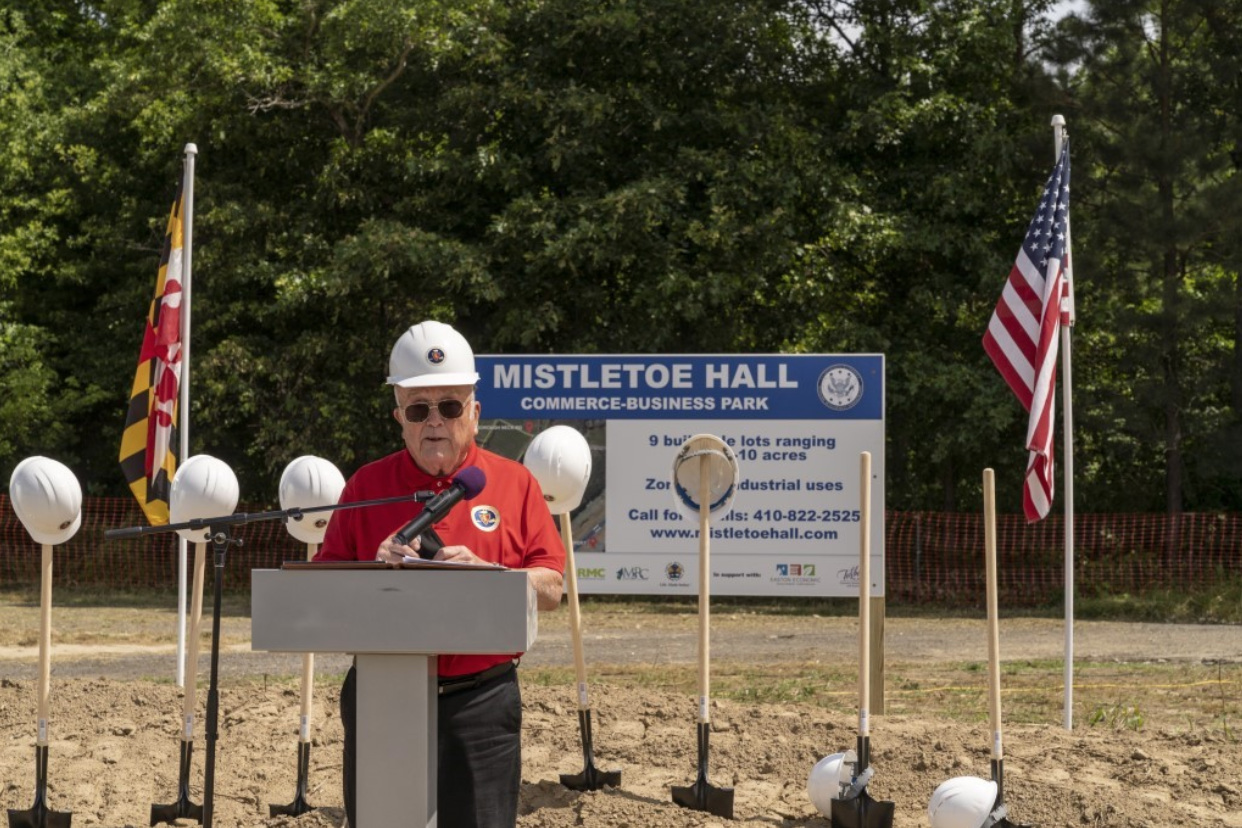 Featuring Town of Easton Mayor Robert Willey.    Photo by Ted Mueller Photography, 06/15/2020