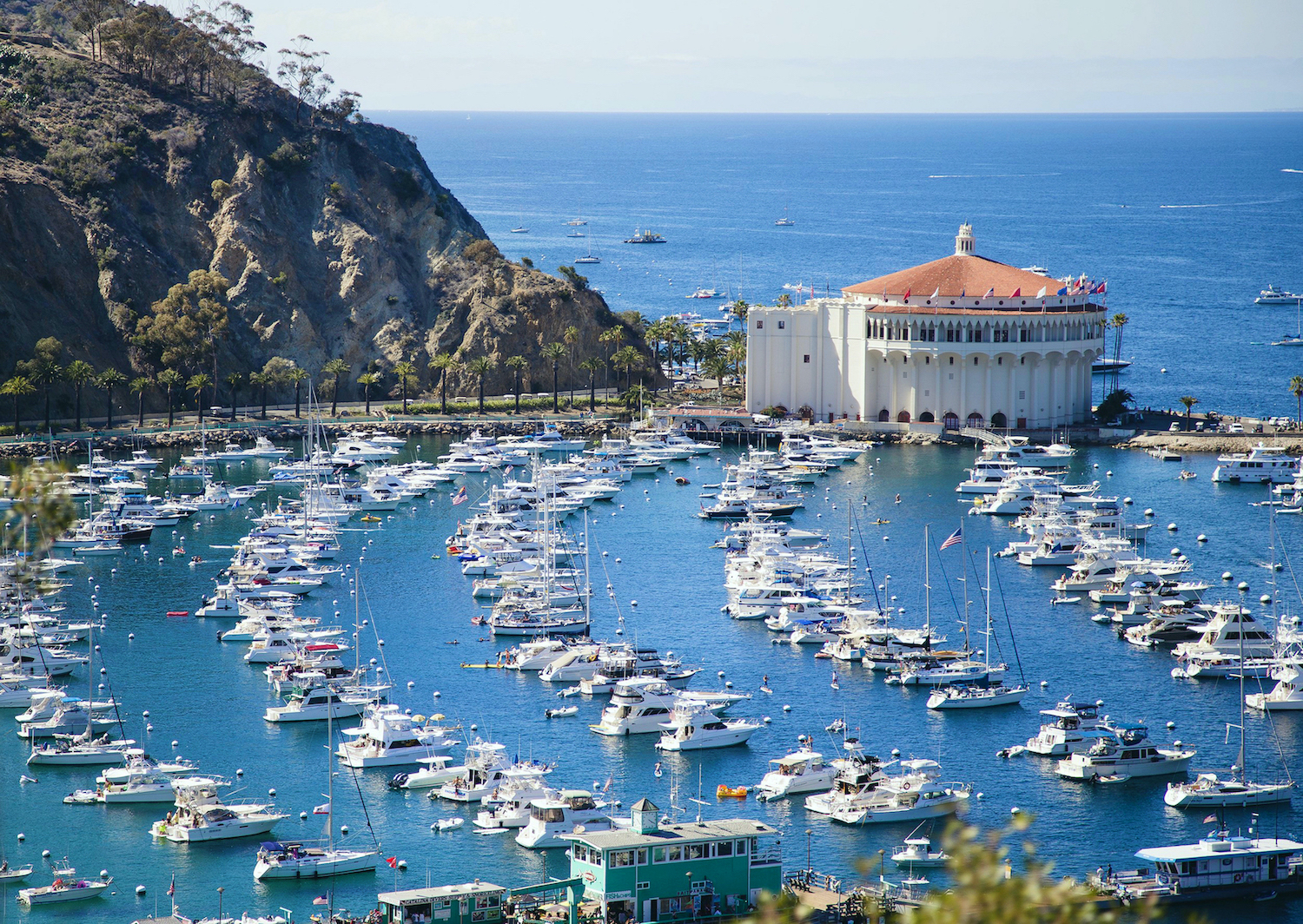 Aerial View of Catalina Island